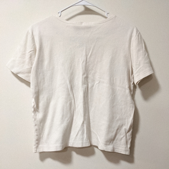 Vintage Embroidered Knit Shirt Floral - Picture 2 of 5